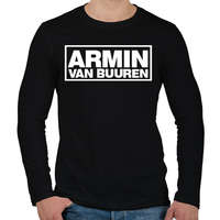 printfashion Armin Van Buuren - Férfi hosszú ujjú póló - Fekete