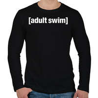 printfashion Adult Swim - Férfi hosszú ujjú póló - Fekete
