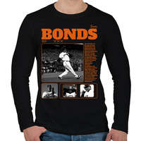 printfashion Barry Bonds - baseball - Férfi hosszú ujjú póló - Fekete