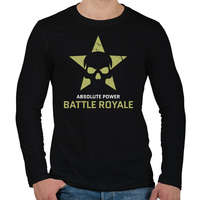 printfashion Battle Royale - Absolute Power - Férfi hosszú ujjú póló - Fekete