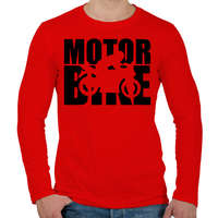 printfashion Motor BIke - Férfi hosszú ujjú póló - Piros