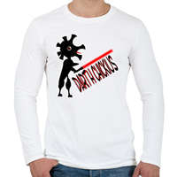 printfashion Star Wars Fan Art Darth Chicidus - Férfi hosszú ujjú póló - Fehér