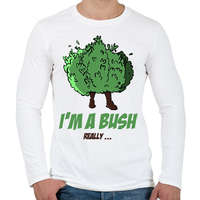 printfashion Fortnite Bush Tee - Férfi hosszú ujjú póló - Fehér