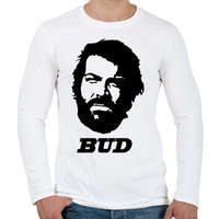 printfashion Bud Spencer - Férfi hosszú ujjú póló - Fehér