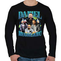 printfashion Daniel Negreanu - póker - Férfi hosszú ujjú póló - Fekete