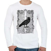 printfashion A Holló - Férfi hosszú ujjú póló - Fehér