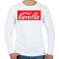 printfashion Coca Corolla - Férfi hosszú ujjú póló - Fehér