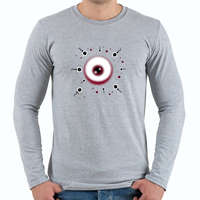 printfashion Small family - Férfi hosszú ujjú póló - Sport szürke