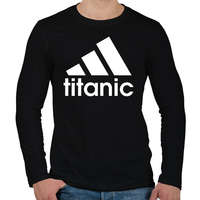 printfashion Titanic 2 - Férfi hosszú ujjú póló - Fekete