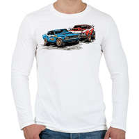 printfashion Roncsderbi - Férfi hosszú ujjú póló - Fehér