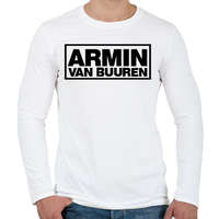 printfashion Armin Van Buuren - Férfi hosszú ujjú póló - Fehér
