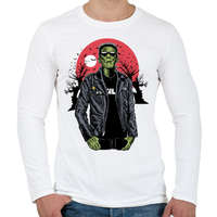 printfashion Metál Frank - Férfi hosszú ujjú póló - Fehér