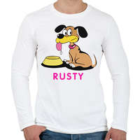 printfashion Bud Spencer Rusty - Férfi hosszú ujjú póló - Fehér