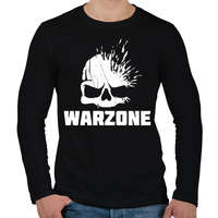 printfashion Warzone fejlövés - Férfi hosszú ujjú póló - Fekete