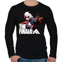 printfashion The Finals - Panda skin - Férfi hosszú ujjú póló - Fekete