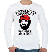 printfashion Bud Spencer 01 - Férfi hosszú ujjú póló - Fehér