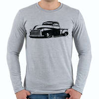printfashion Pickup Truck - Férfi hosszú ujjú póló - Sport szürke