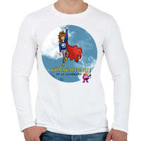 printfashion feltoltes - Férfi hosszú ujjú póló - Fehér