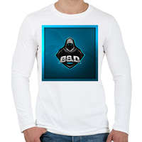 printfashion Bálint és Dávid Gaming Logo - Férfi hosszú ujjú póló - Fehér