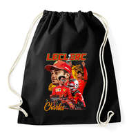 printfashion Charles Leclerc Forma 1 - Sportzsák, Tornazsák - Fekete
