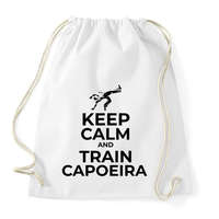 printfashion TRAIN CAPOEIRA - Sportzsák, Tornazsák - Fehér
