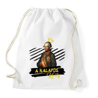 printfashion A kalapos király - Sportzsák, Tornazsák - Fehér