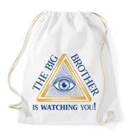 printfashion The big brother is watching you! - Sportzsák, Tornazsák - Fehér