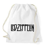printfashion Led Zeppelin logo - Sportzsák, Tornazsák - Fehér