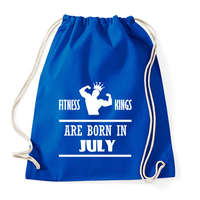 printfashion Fitnessz királyok júliusban születtek - Sportzsák, Tornazsák - Bright royal