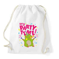 printfashion Party time - buli van ! - Sportzsák, Tornazsák - Fehér