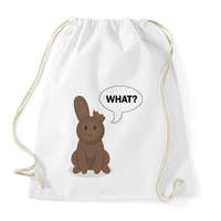 printfashion What? - Csoki nyuszi - Sportzsák, Tornazsák - Fehér