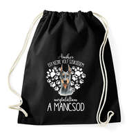 printfashion Megtaláltam a mancsod - Dobermann - Sportzsák, Tornazsák - Fekete