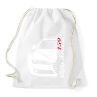 printfashion Alfa Romeo 159 001 - Sportzsák, Tornazsák - Fehér