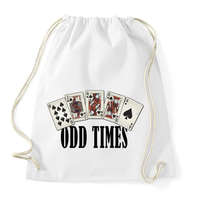 printfashion Póker Royal flush - odd times - tökéletes pillanatok - Sportzsák, Tornazsák - Fehér