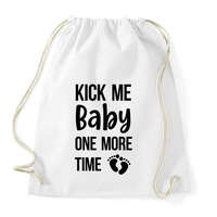 printfashion Kick me baby one more time - Kismama (fekete) - Sportzsák, Tornazsák - Fehér