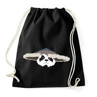 printfashion Pandaren - Sportzsák, Tornazsák - Fekete