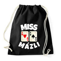 printfashion MISS MÁZLI - Sportzsák, Tornazsák - Fekete