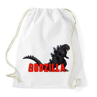 printfashion Godzilla - Sportzsák, Tornazsák - Fehér