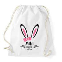 printfashion Mini nyuszi - lány - Sportzsák, Tornazsák - Fehér