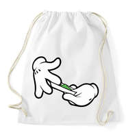 printfashion Roll it - Sportzsák, Tornazsák - Fehér