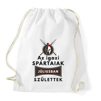 printfashion Júliusi SPARTAI - Sportzsák, Tornazsák - Fehér
