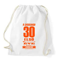 printfashion Az első 30 év! - Sportzsák, Tornazsák - Fehér
