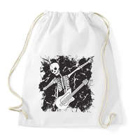 printfashion Csontváz gitárral - Sportzsák, Tornazsák - Fehér