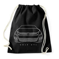 printfashion Volkswagen Golf GTI - Sportzsák, Tornazsák - Fekete