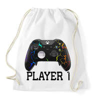 printfashion Xbox Player1 páros póló - Sportzsák, Tornazsák - Fehér