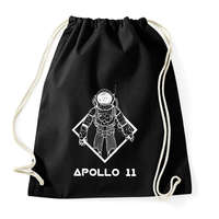 printfashion Apollo 11 - Sportzsák, Tornazsák - Fekete