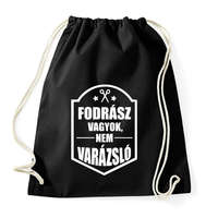 printfashion FODRÁSZ, NEM VARÁZSLÓ - Sportzsák, Tornazsák - Fekete