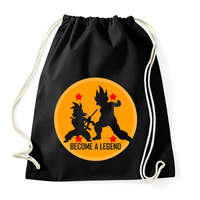 printfashion Dragon Ball - Légy Legenda! - Sportzsák, Tornazsák - Fekete