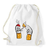 printfashion Cigaretta pár - Sportzsák, Tornazsák - Fehér