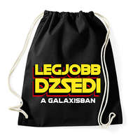 printfashion LEGJOBB JEDI A GALAXISBAN - Sportzsák, Tornazsák - Fekete